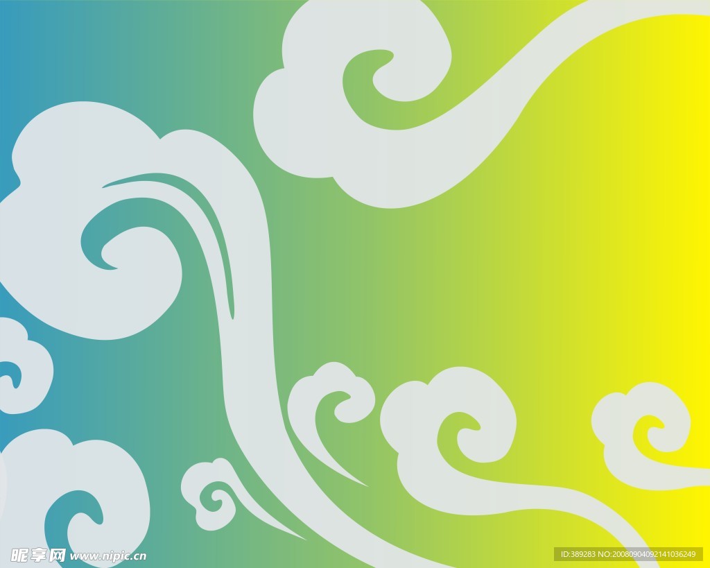 奥运祥云背景图案