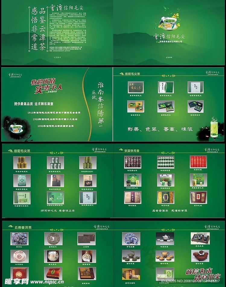 茶叶宣传画册