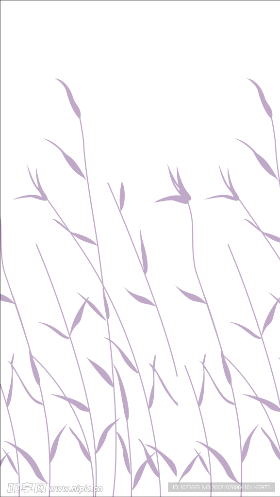 移门图片  紫芦苇