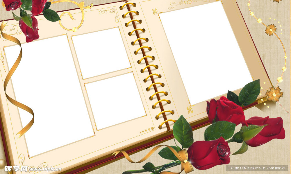 漂亮的婚礼相框