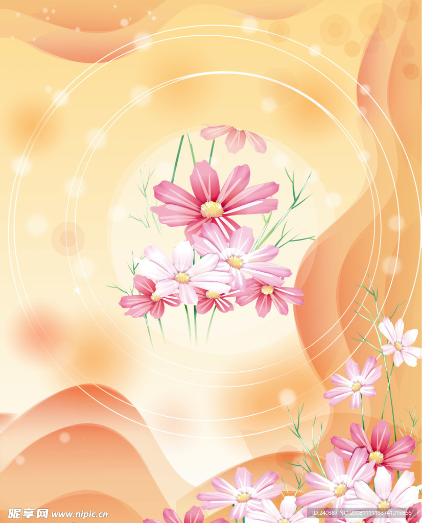 移门设计  幻花