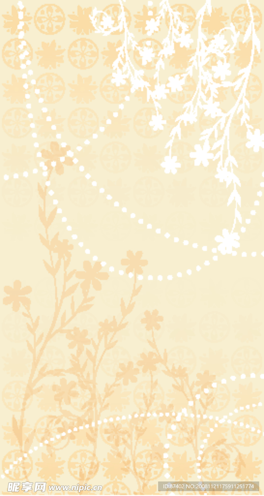 梦幻结婚背景矢量素材