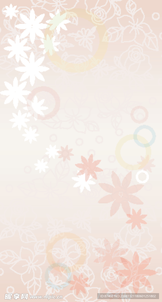 梦幻结婚背景矢量素材