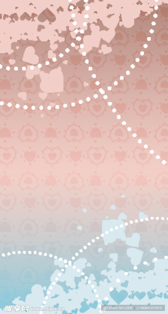 梦幻结婚背景矢量素材