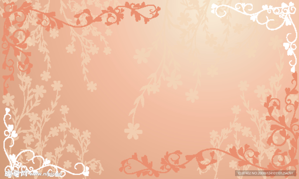 梦幻结婚背景矢量素材图片