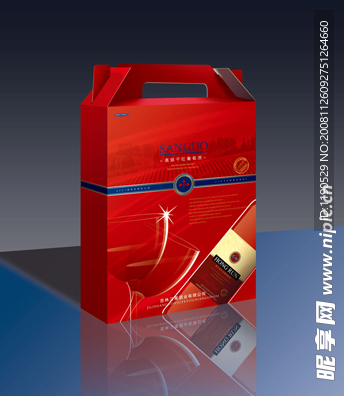 干红葡萄酒外包装PSD分层