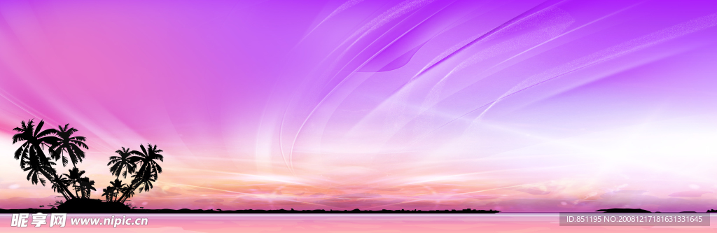 浪漫柔情紫色背景底图