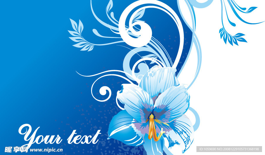 时尚花纹矢量图