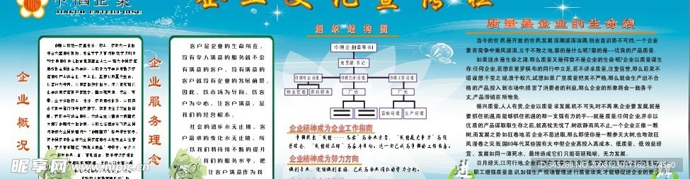 企业宣传栏－－巾帼洗涤公司（妇联下属企业）