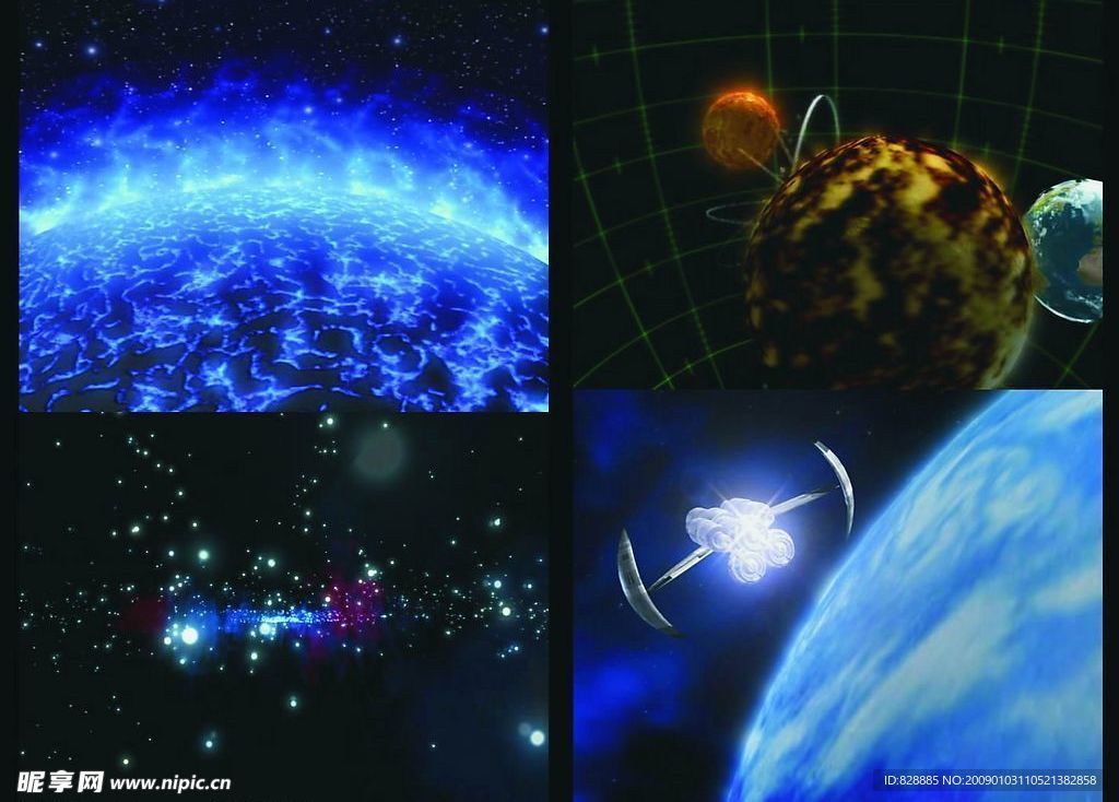 宇宙奇观系列 视频素材