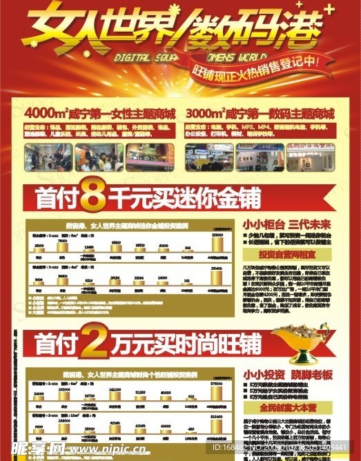 房地产 宣传单 海报 女人世界 数码港