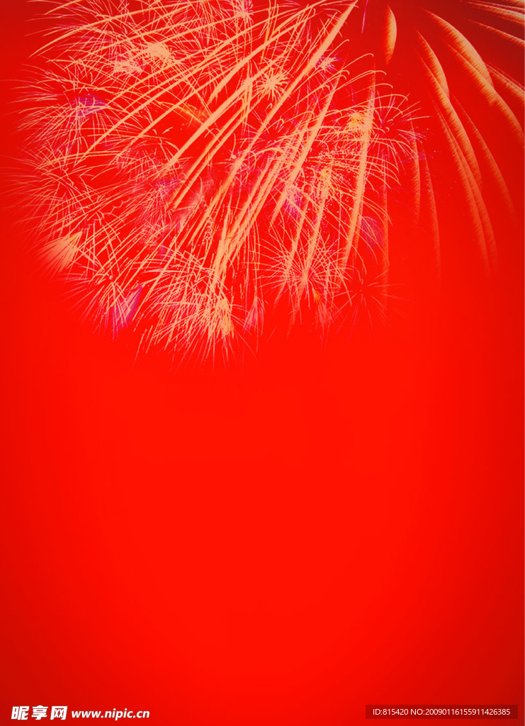 新年单页海报背景模板