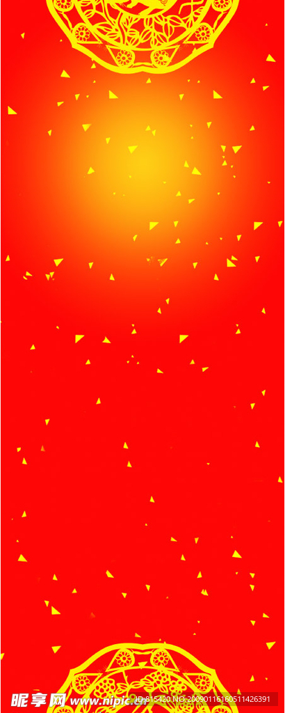 新年单页海报背景模板