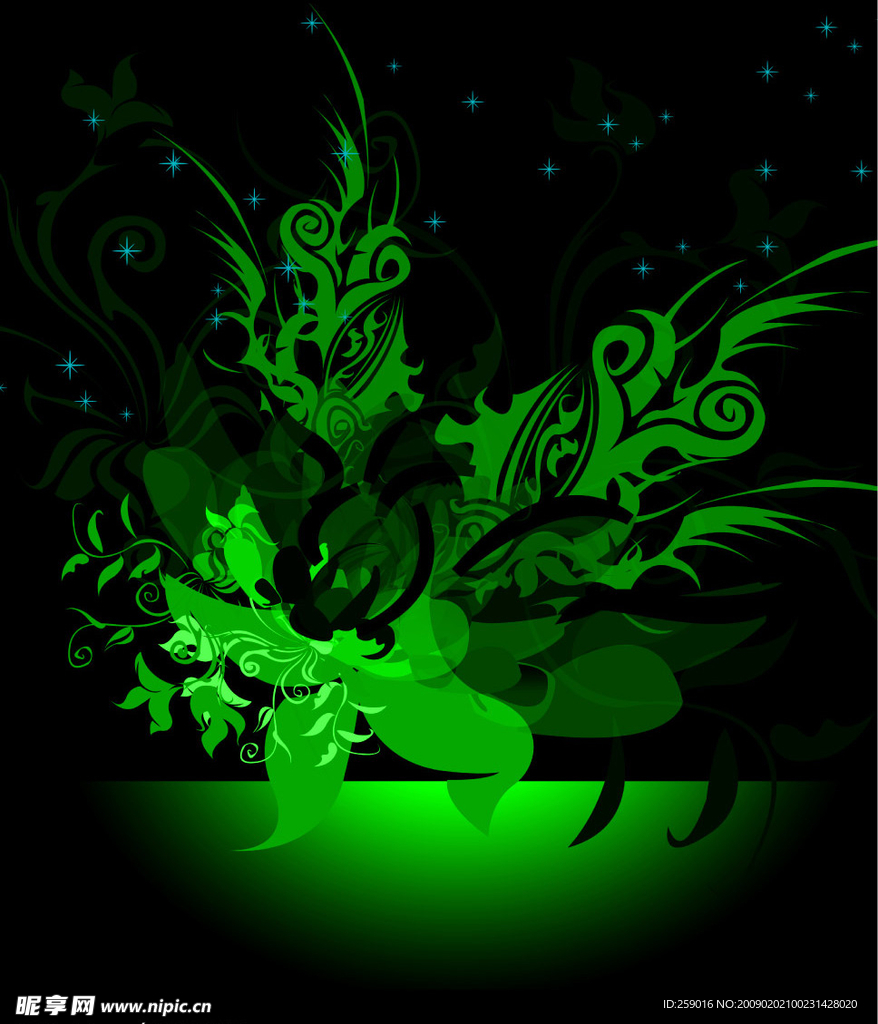 展板海报 花纹背景6