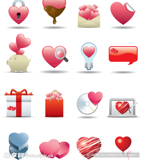 2009情人节图标