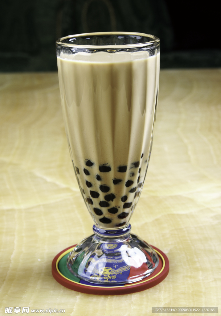 珍珠奶茶  上岛咖啡