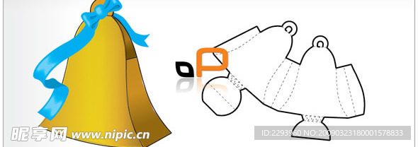 包装平面图带成品效果