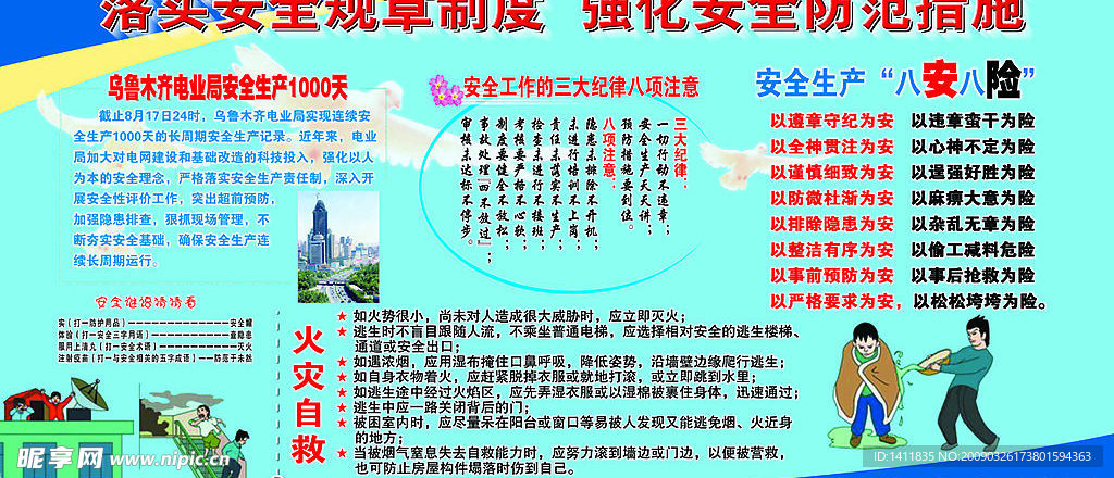 安全生产板报