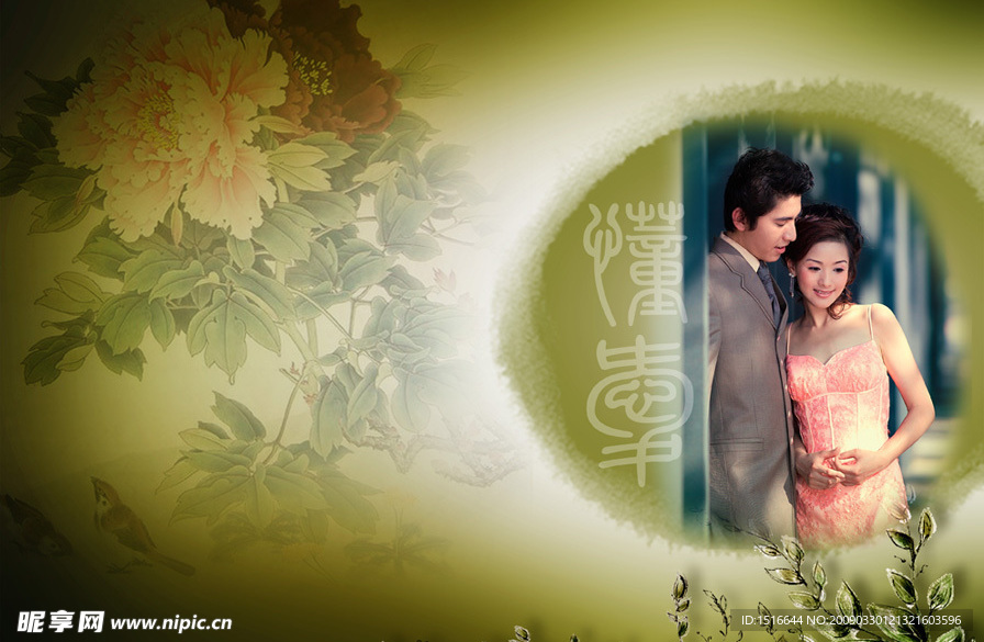 婚纱摄影背景素材