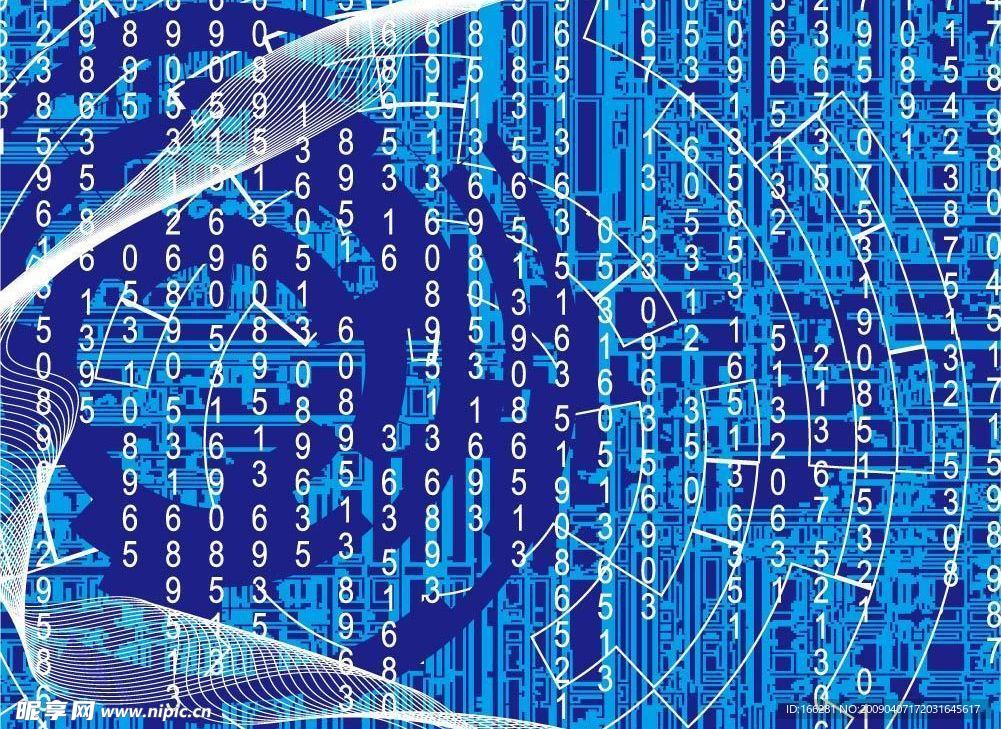 一款数字背景科技素材