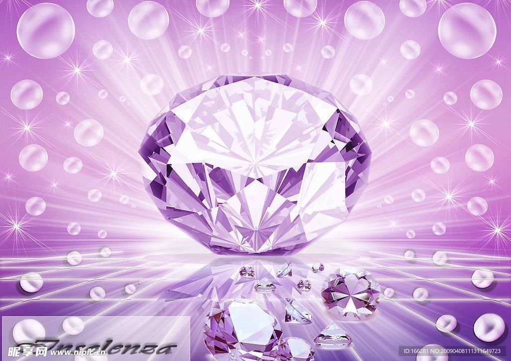 超炫目钻石海报设计