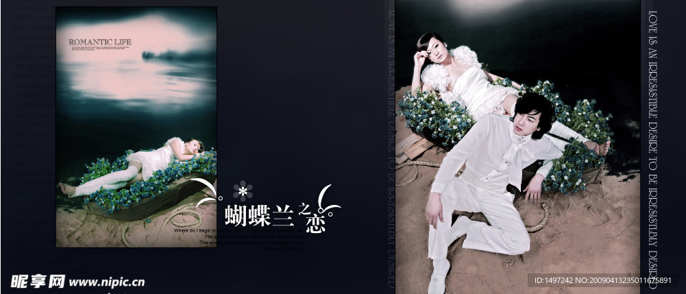 蝴蝶兰之恋婚庆模板系列08