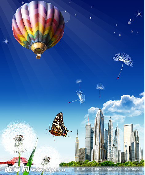 韩国风景psd