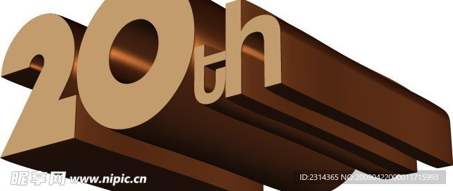 20世纪电影公司3D标志