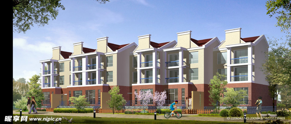 房地产小区设计效果图