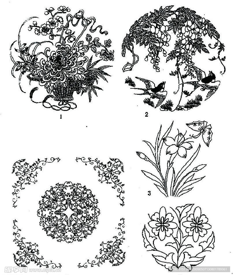 中国传统花纹2