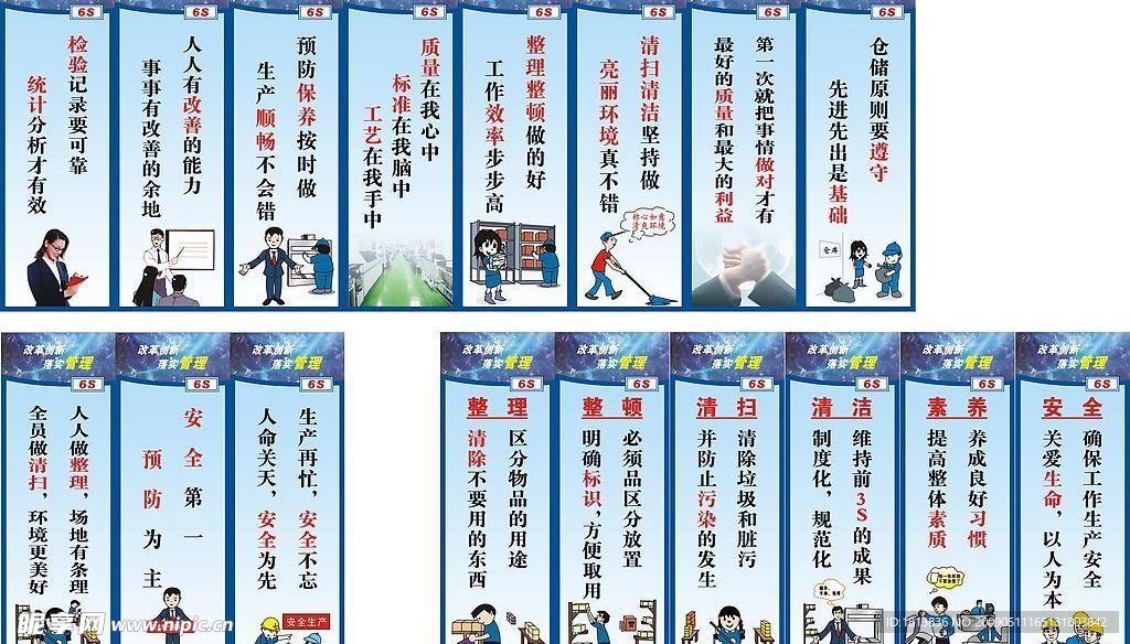 6S企业宣传标语