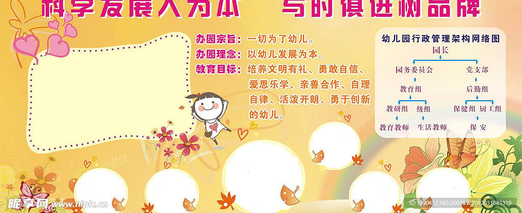 幼儿园宣传栏