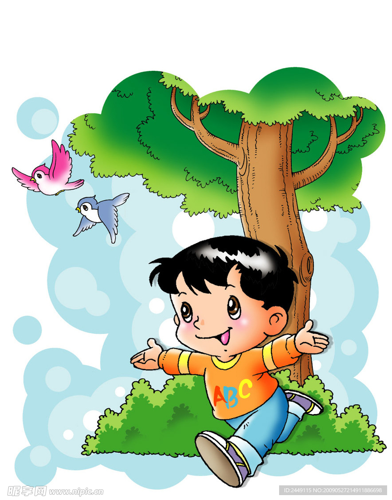 儿童英语封面素材