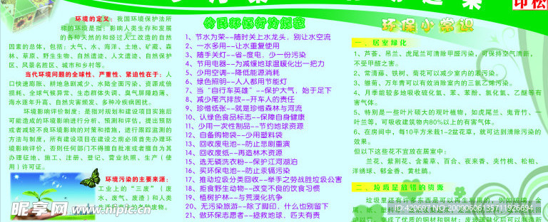 环保宣传栏