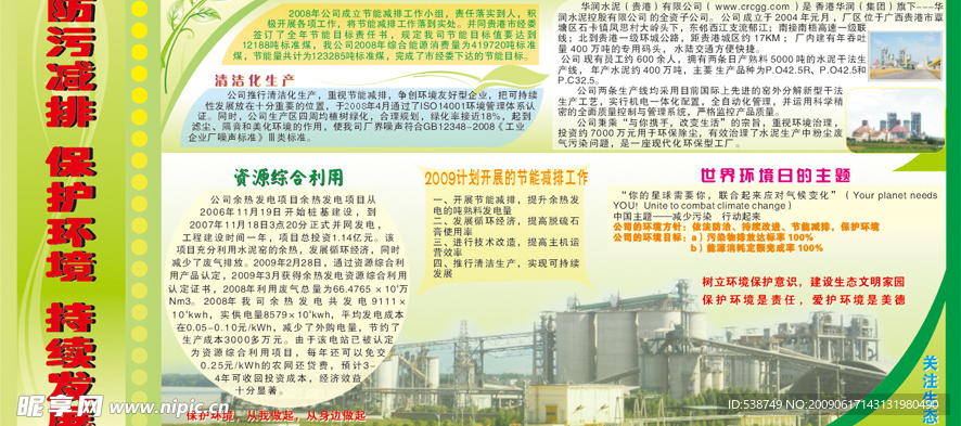 节能减排环保板报