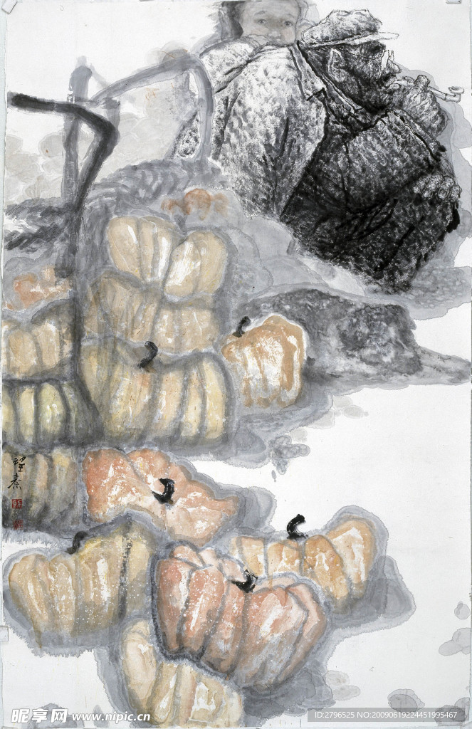 苏望秦国画作品之三