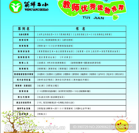 海报  学校海报  读书质料