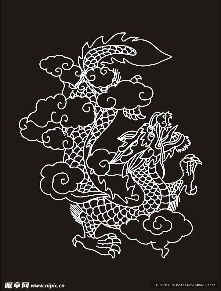 龙矢量图