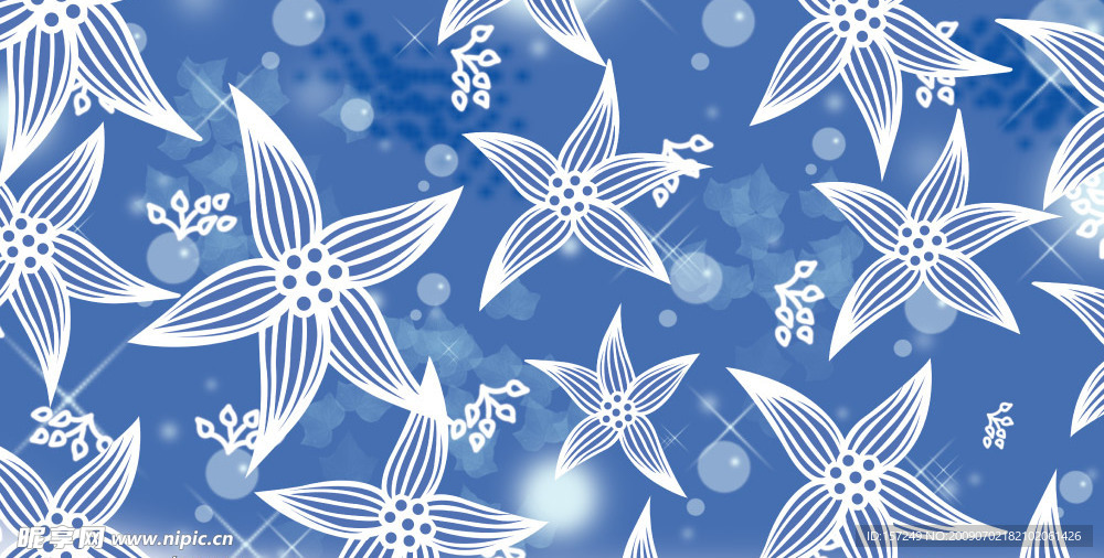 浪漫花纹