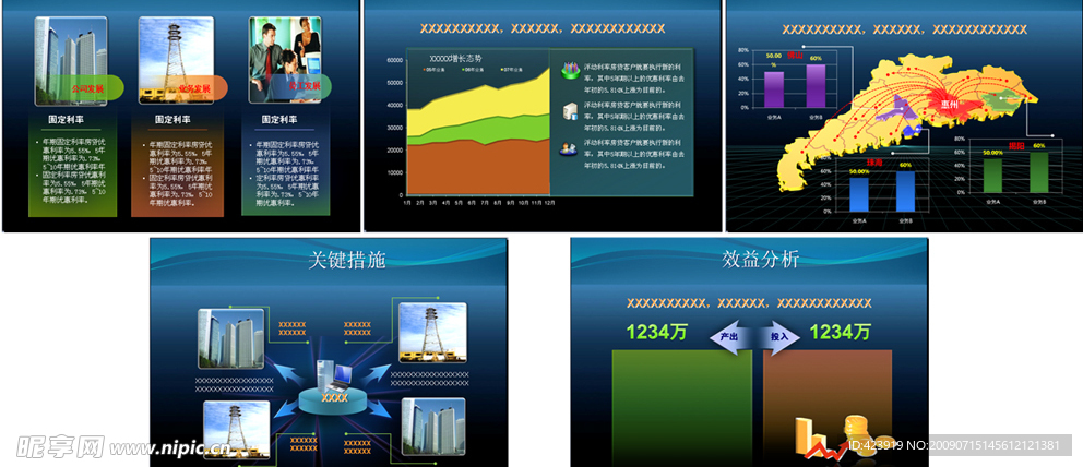 公司年终总结幻灯片模板