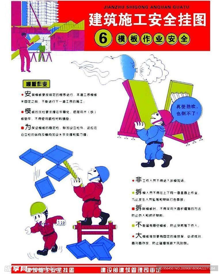 建筑施工安全挂图