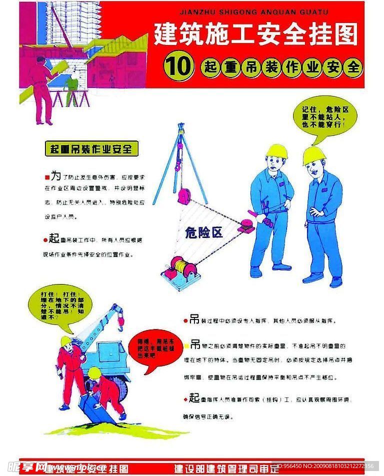 建筑施工安全挂图10
