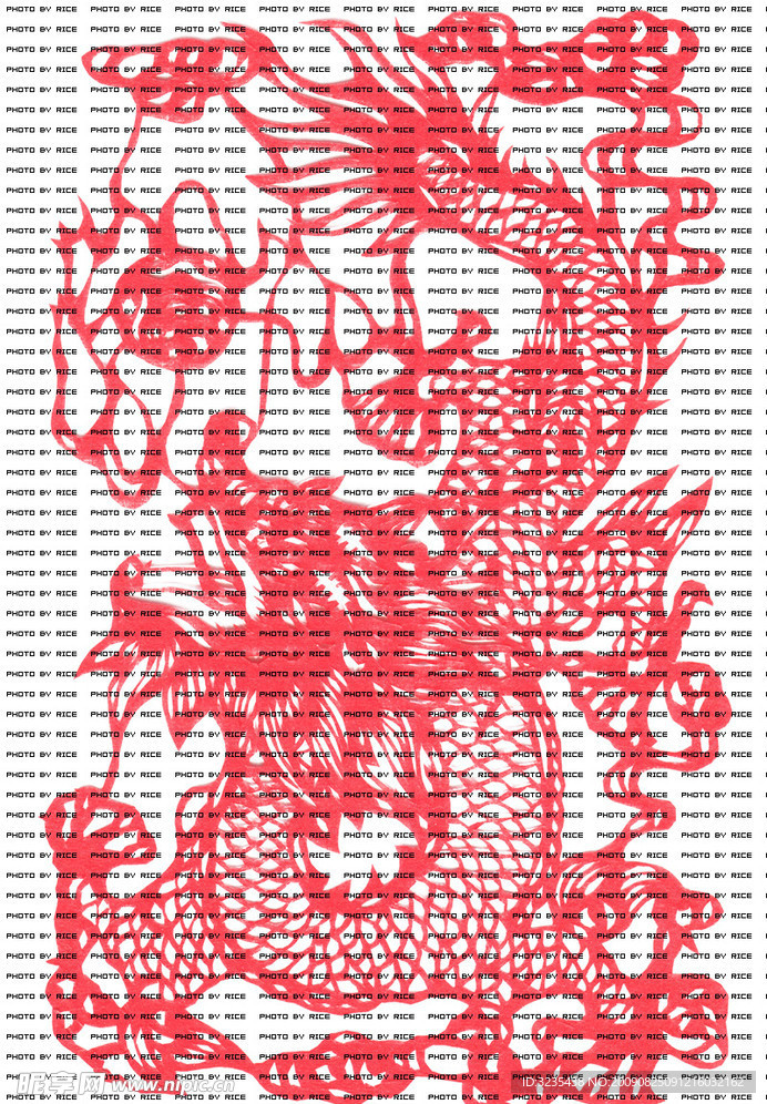 十二生肖 剪纸 龙