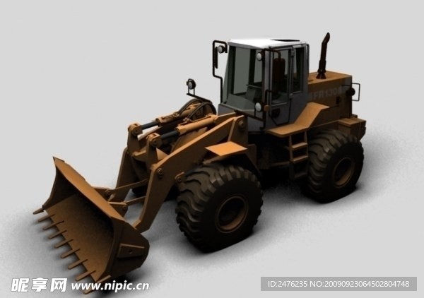 装载机3D素材