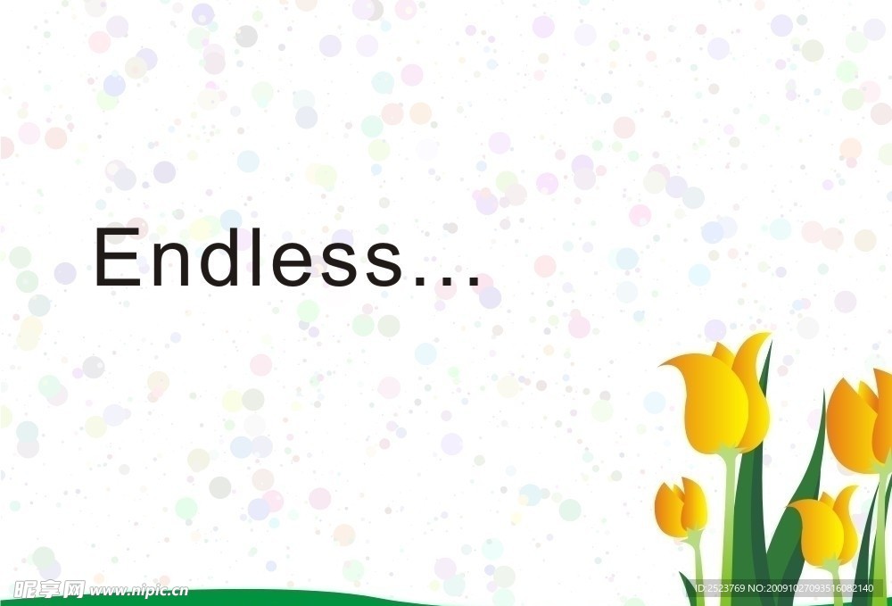 花朵底纹背景展板