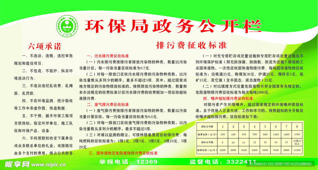 环保局公开栏