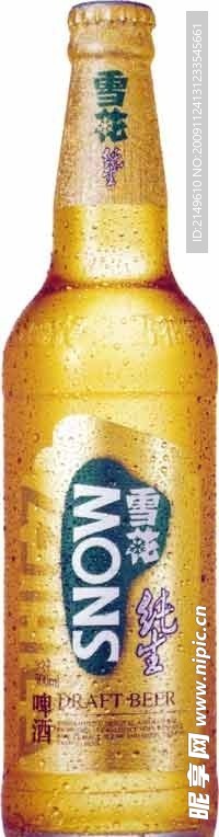 雪花啤酒 金纯新包装