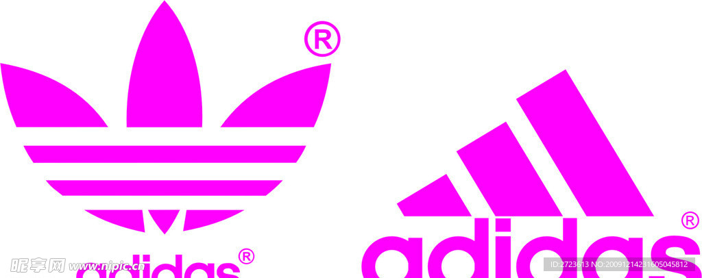 adidas服饰标志