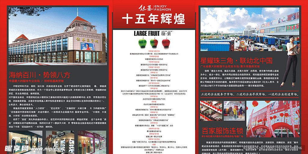 精美商业展板模板