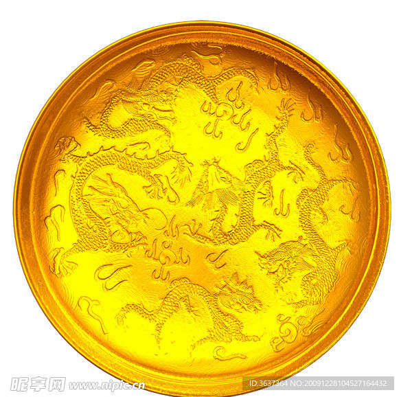 金色龙盘